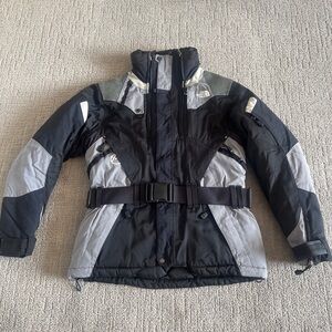 Vintage The North Face Mens Jacket Black Large Steep Tech Scot Schmidt Belted